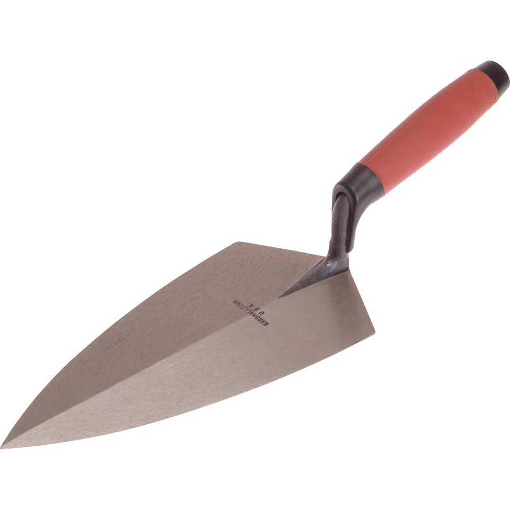 Image of Marshalltown 19/10D Trowel Red Durasoft Handle