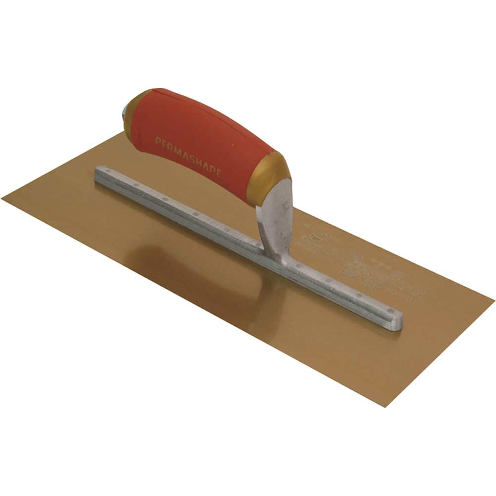 Marshalltown Mpb7Gsd Gold Plaster Trowel 12 x 5"