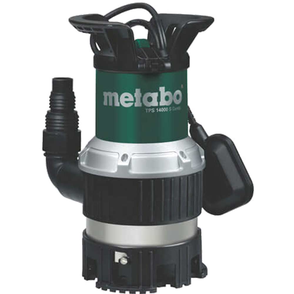 Image of Metabo TPS 14000SCOMBI Submersible Dirty Water Pump with Float Switch 8.5 Metre Lift 14000 Litre Hour Max Flow 770w 240v