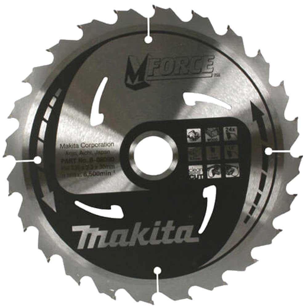 Makita Mforce Circular Saw Blade 165mm x 10 Teeth 30mm Bore