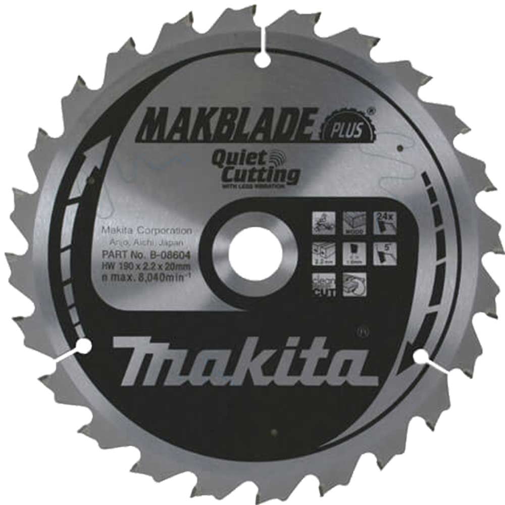 Makita Makblade Plus Mitre Saw Blade 255mm x 60 Teeth 30mm Bore