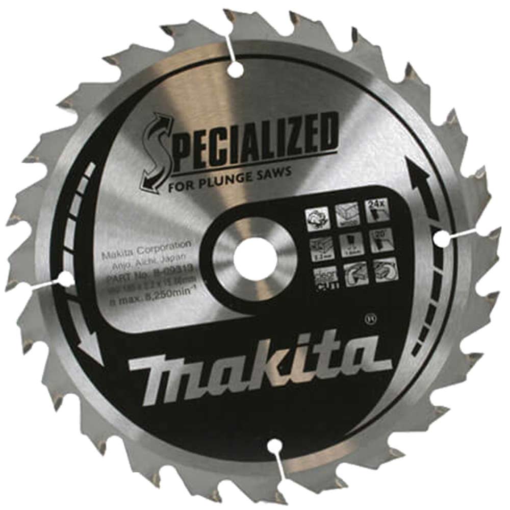 Makita Specialized Plunge Saw Blade 185mm x 24 Teeth 15.8mm Bore
