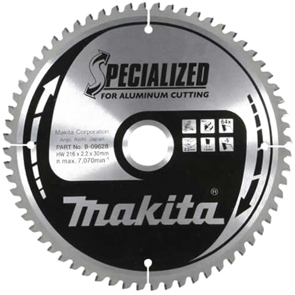 Makita Specialized Aluminium Mitre Saw Blade 250mm x 100 Teeth 30mm