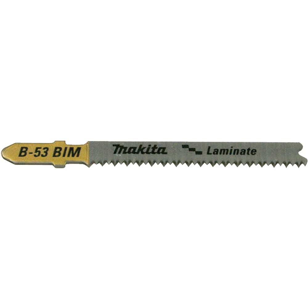 Image of Makita B-53 Wood Cutting Splinter Free Jigsaw Blades Pack of 5