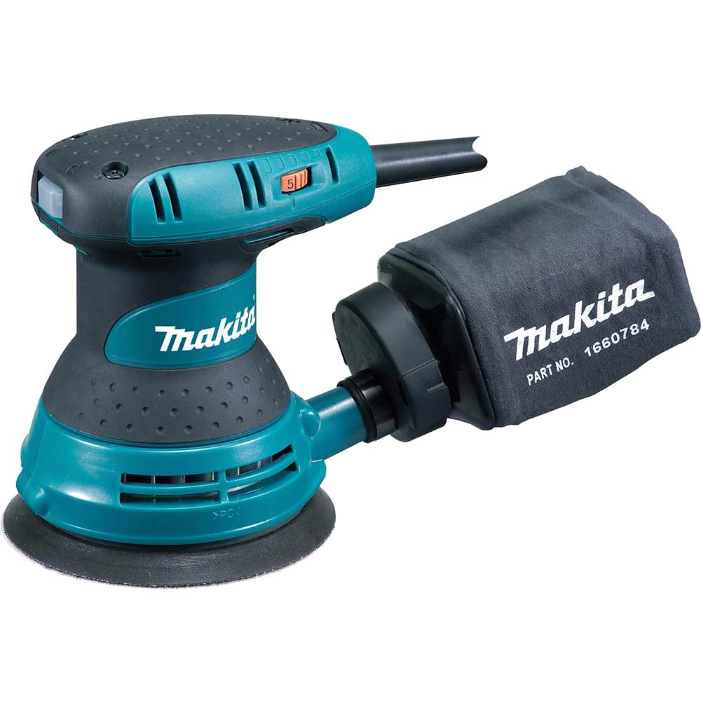 Image of Makita BO5031 Random Orbital Sander with Speed Control 125mm Disc 300w 240v