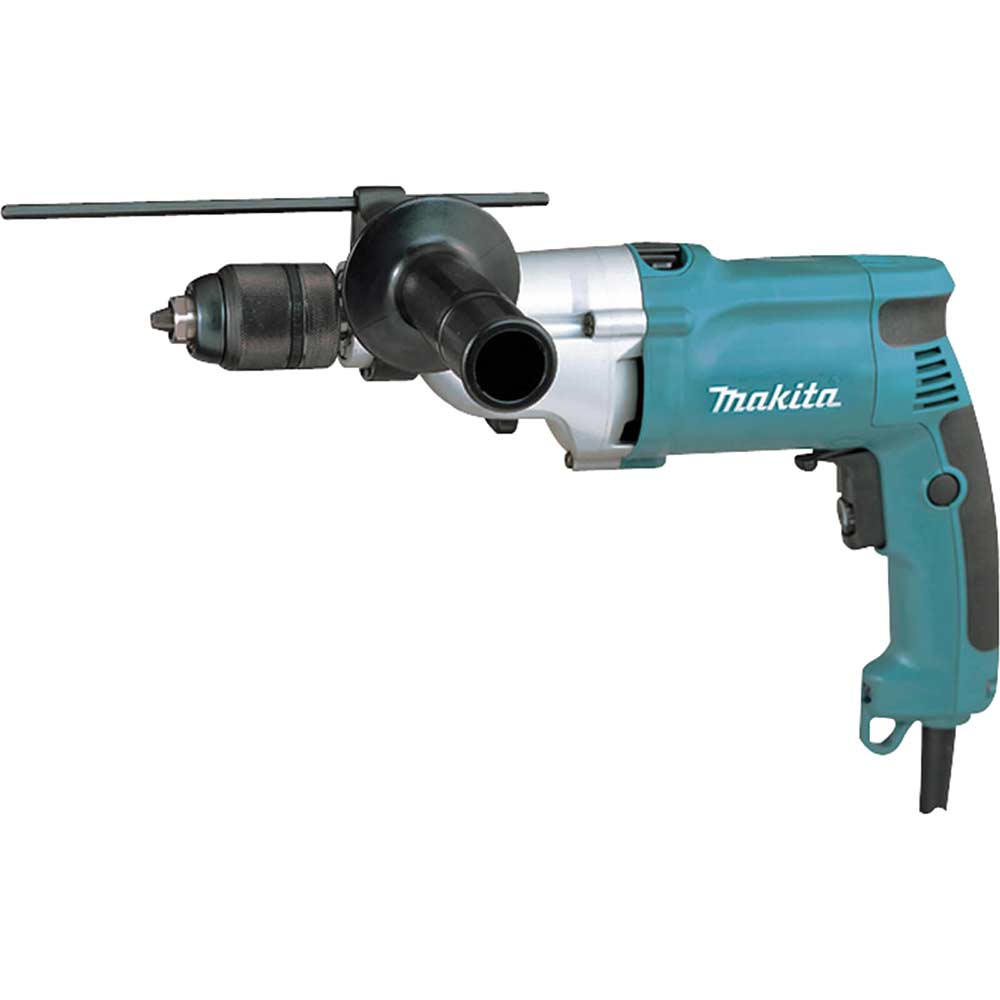 Image of Makita HP2051 Percussion Drill with Variable Speed + 13mm Keyless Chuck 720w 240v