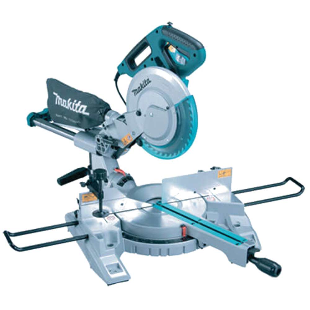 Image of Makita LS1018L Slide Compound Mitre Saw + Laser 260mm Blade 1430w 240v
