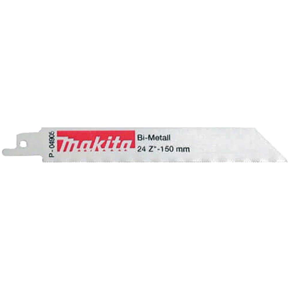 Image of Makita P-04905 Metal Reciprocating Saw Blades 150mm Pack of 5
