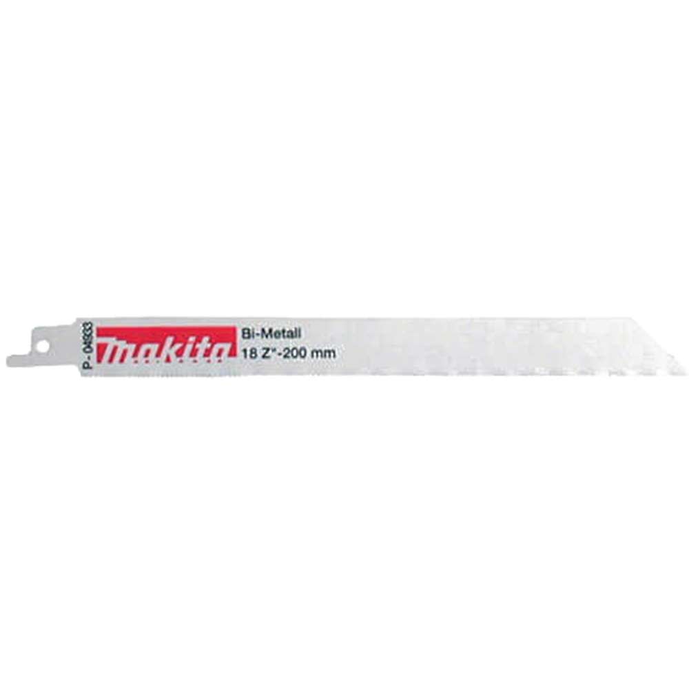 Image of Makita P-04933 Specialized Reciprocating Saw Blades 200mm Pack of 5