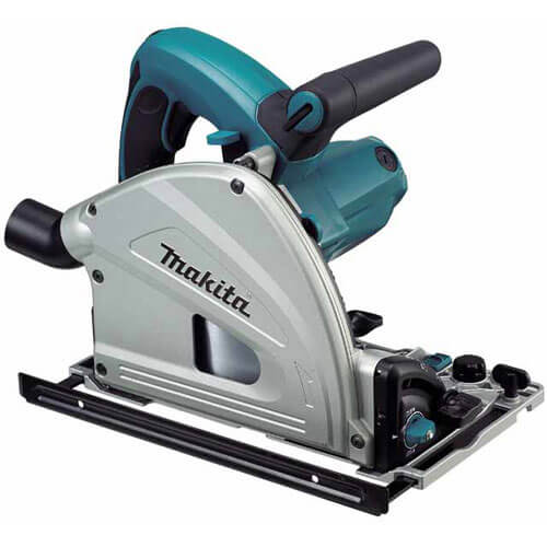 Makita SP6000K1 Plunge Saw with 1400mm Guide Rail 165mm Blade 1300w 240v