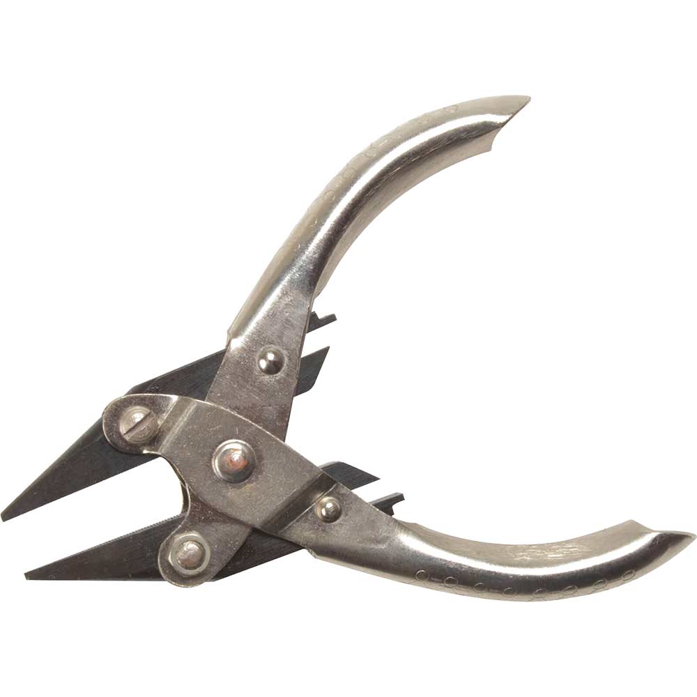 Image of Maun 4330 125 Snipe Nose Plier Serr. 5&quot;