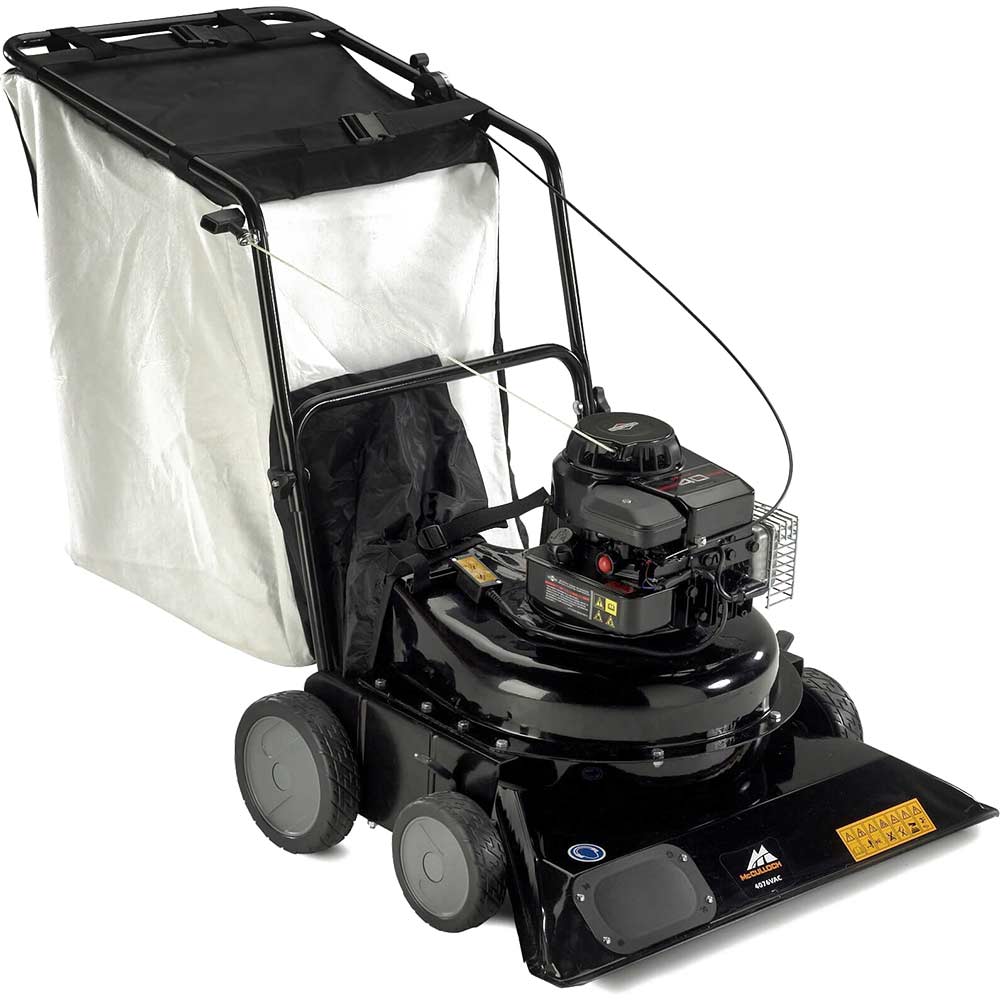 McCulloch M4076 Petrol Push Wheeled Garden Vacuum 150 Litre with Briggs & Stratton Engine