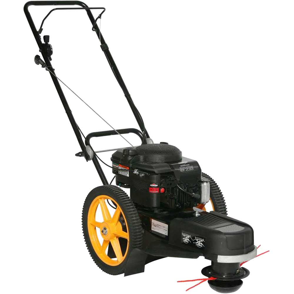 McCulloch MWT 420 Wheeled Push Petrol Grass Trimmer 51cm Cut Width with Briggs & Stratton 675 Series