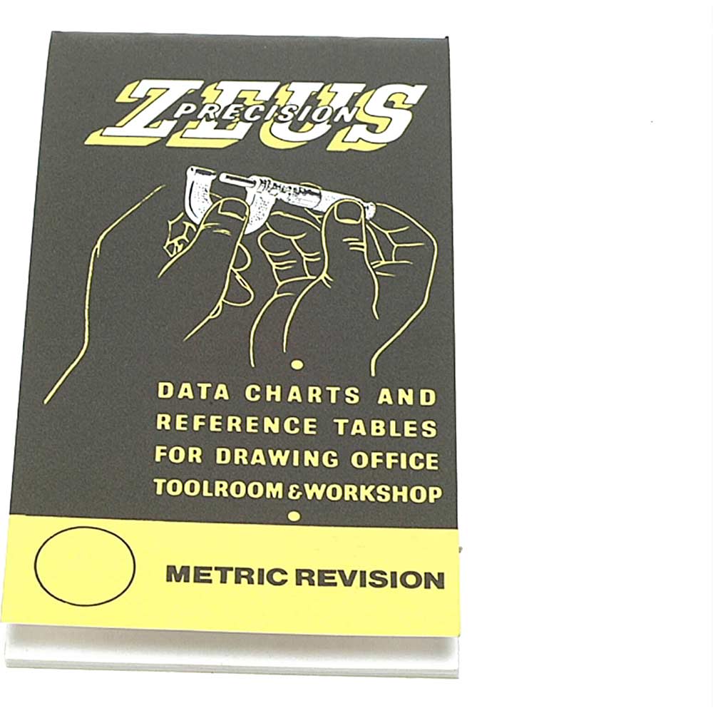 Zeus Data Chart and Reference Tables Book