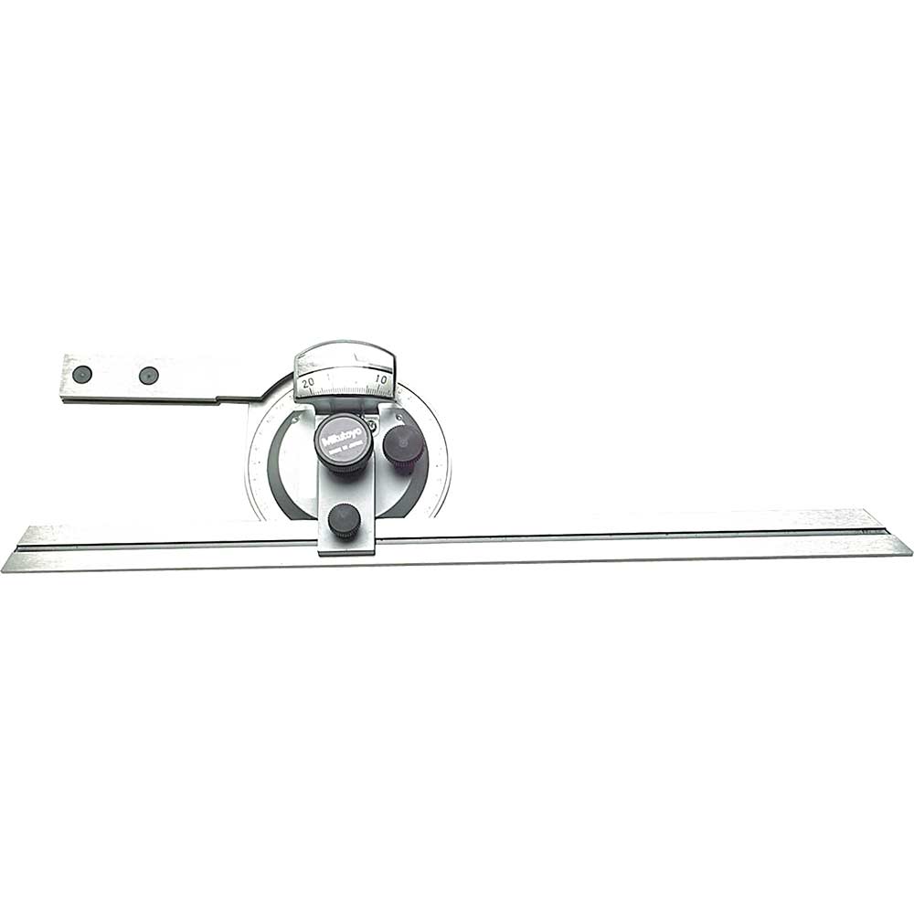 Mitutoyo 187 908 Bevel Protractor With 12" Rle
