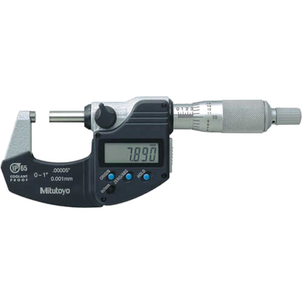 Mitutoyo Series 293 Coolant Proof Micrometer with Ratchet Stop 50-75mm