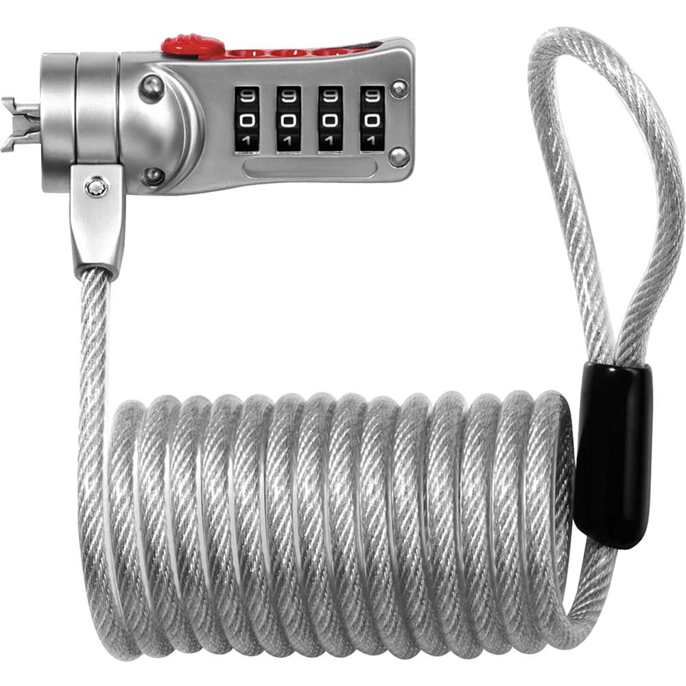 MasterLock Combi Computer Cable Lock 1.8m x 5mm
