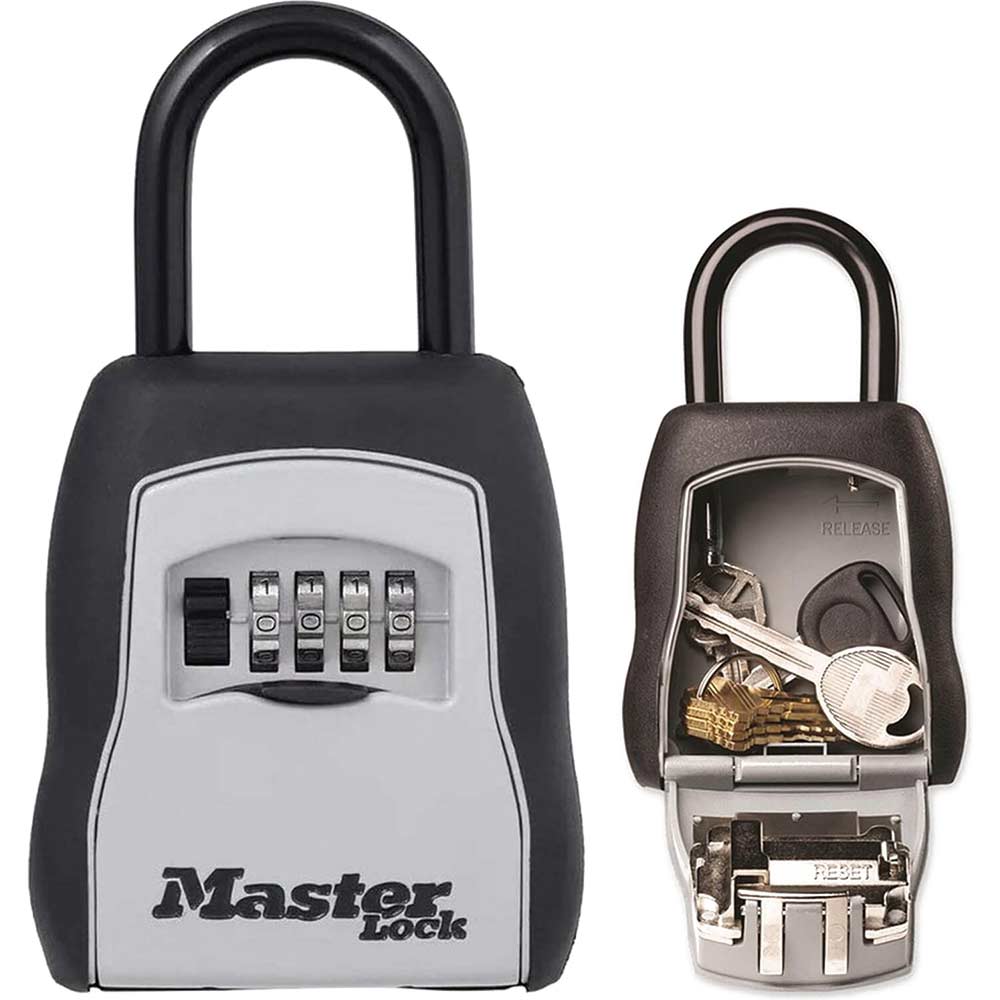 Masterlock Portable Shackled Combination Key Safe