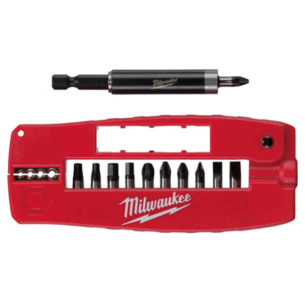 Milwaukee 12 Piece Shockwave Screwdriver Bit Set Phillips / Pozi