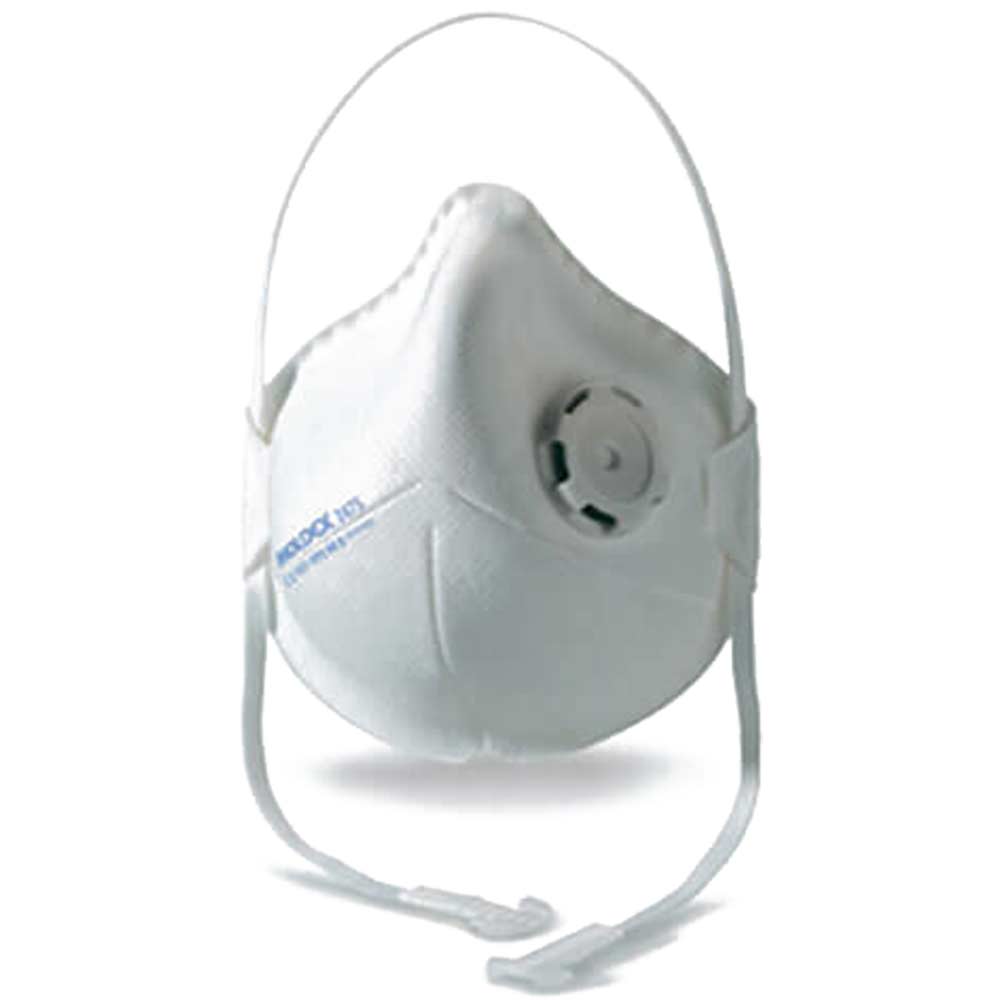 Image of Moldex Pocket Moulded Disposable Dust Mask with D Ventex Valve (Aqueous, Toxic Dust & Fibres) EN149 Pack of 10