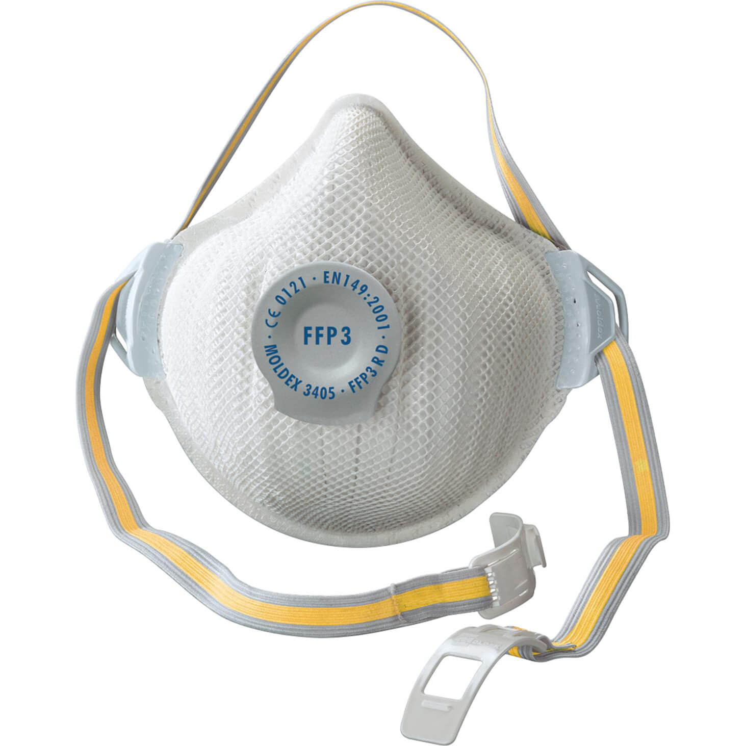 Moldex Series 3000 Reusable Dust Mask D Ventex Valve (Aqueous, Fine Toxic Dust & Fibres) EN149 FFP3 