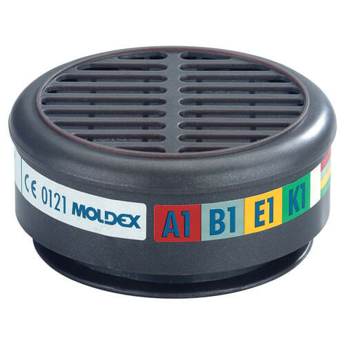Moldex ABEK1 Gas Filter Cartidge for 8000 Mask Pack Of 2