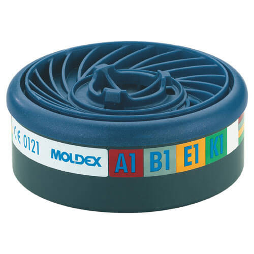 Moldex ABEK1 Gas Filters Pack of 2 for Series 9000 Face Mask