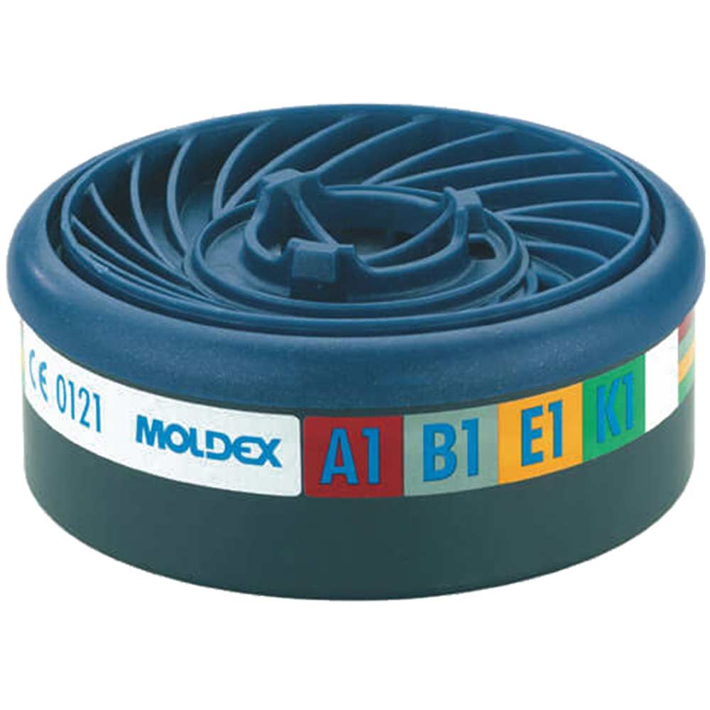 Moldex ABEK1 Gas Filters Pack of 2 for Series 9000 Face Mask