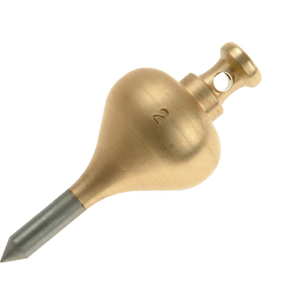 Monument 249D Brass Plumb Bob 4.1/2Oz Size 2