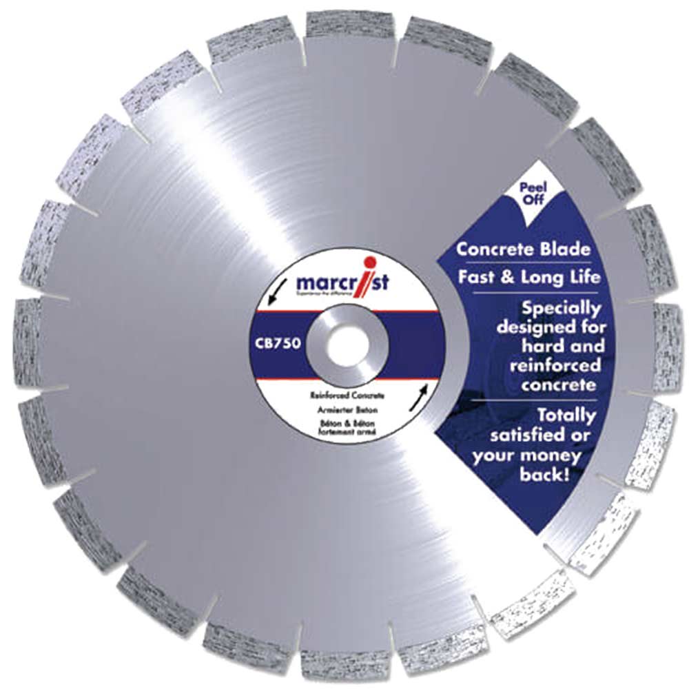 Marcrist CB750 500mm Floor Saw Diamond Cutting Disc for Concrete