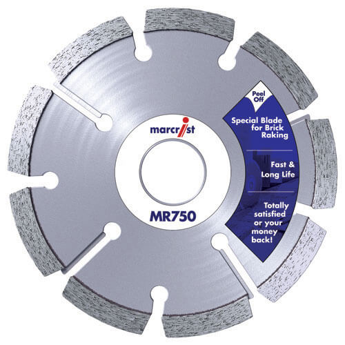 Marcrist MR750 115mm Angle Grinder Diamond Mortar Raking Disc 6mm
