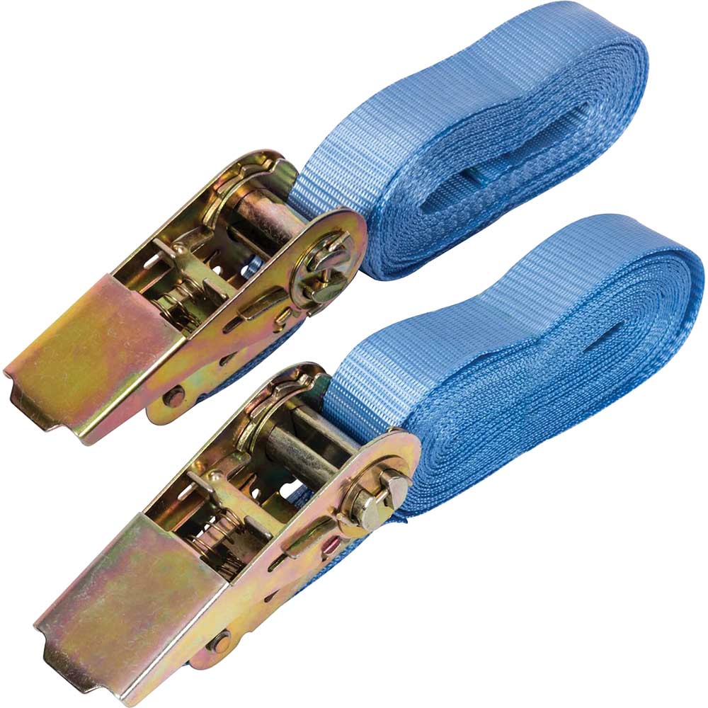 Image of Olympia Ratchet Tie Downs 25mm x 5 Metre Pack of 2