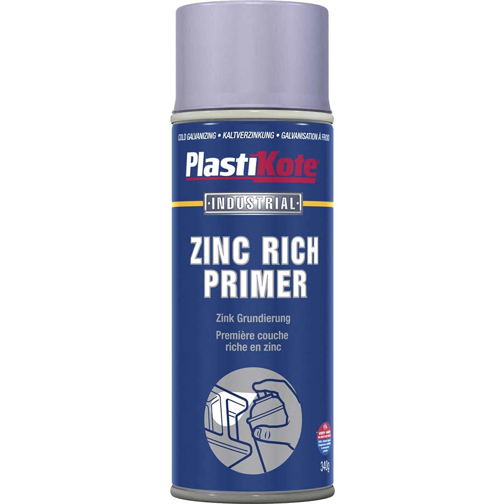 Plastikote 10599 Zinc Primer Aerosol 400ml