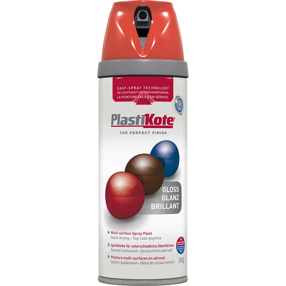 Plastikote Premium Aerosol Spray Paint Gloss Hacienda Tile 400ml