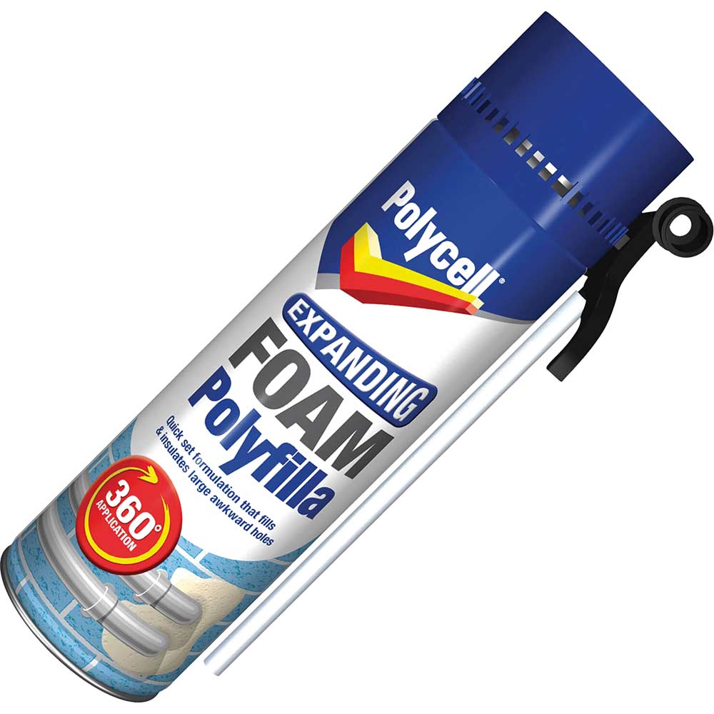 Polycell Expand Foam Filler Gap Gun 500ml