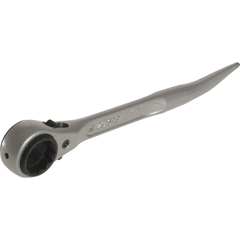 Image of Priory 605AL Reversible Scaffold Ratchet Podger Spanner 21 x 23mm