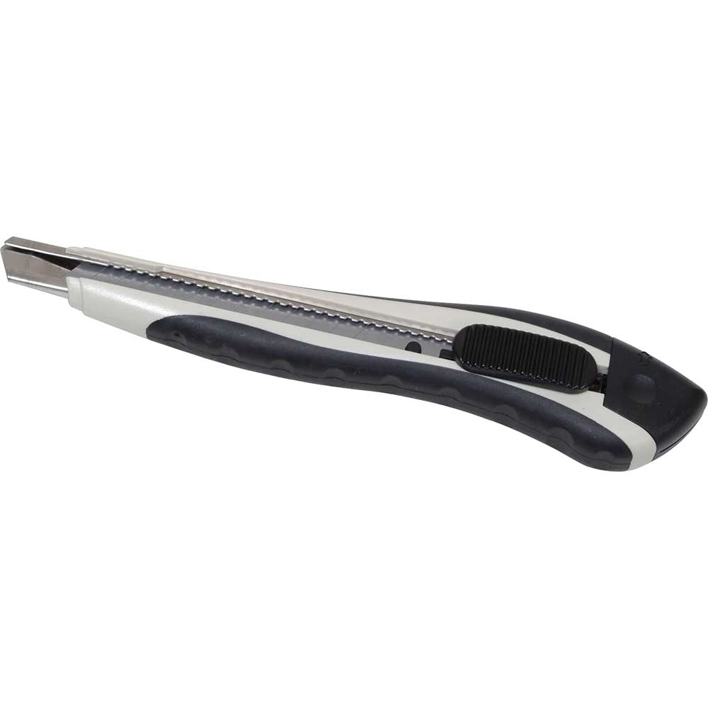 Personna 9mm Heavy Duty Smart Grip Auto Lock Snap Off Knife + 3 Blades