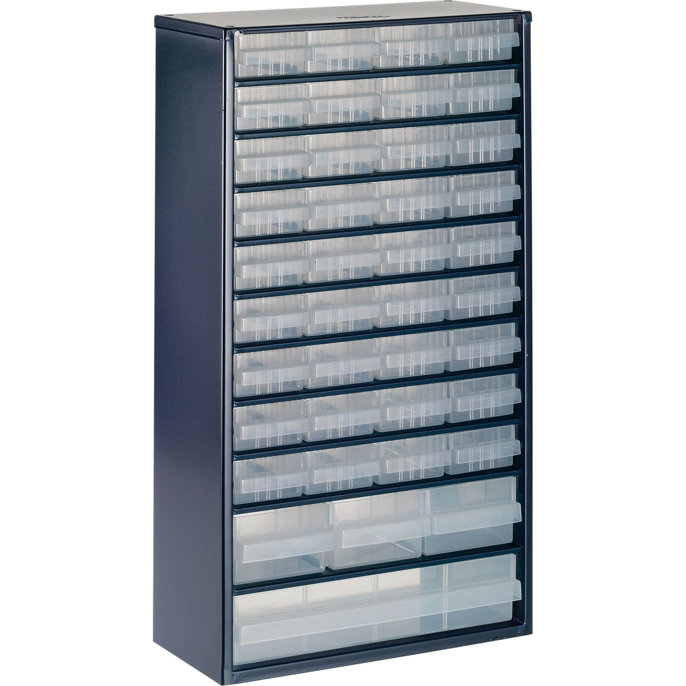 Raaco Metal Cabinet with 40 Organiser Drawers 552 x 306 x 150mm