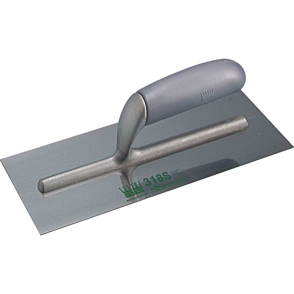 Ragni R318S Stainless Steel Plast. Trowel Grey Handle