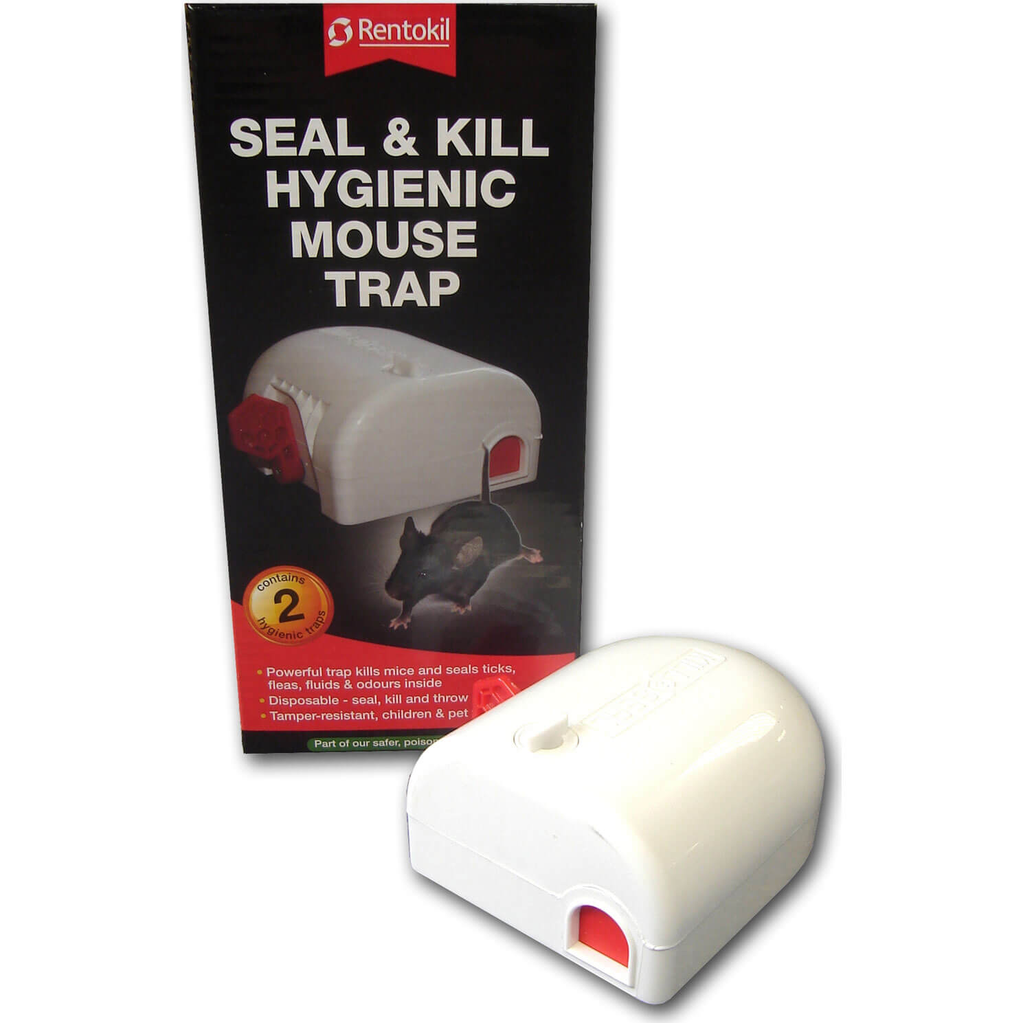 Rentokil Seal & Kill Hygienic Mouse Trap