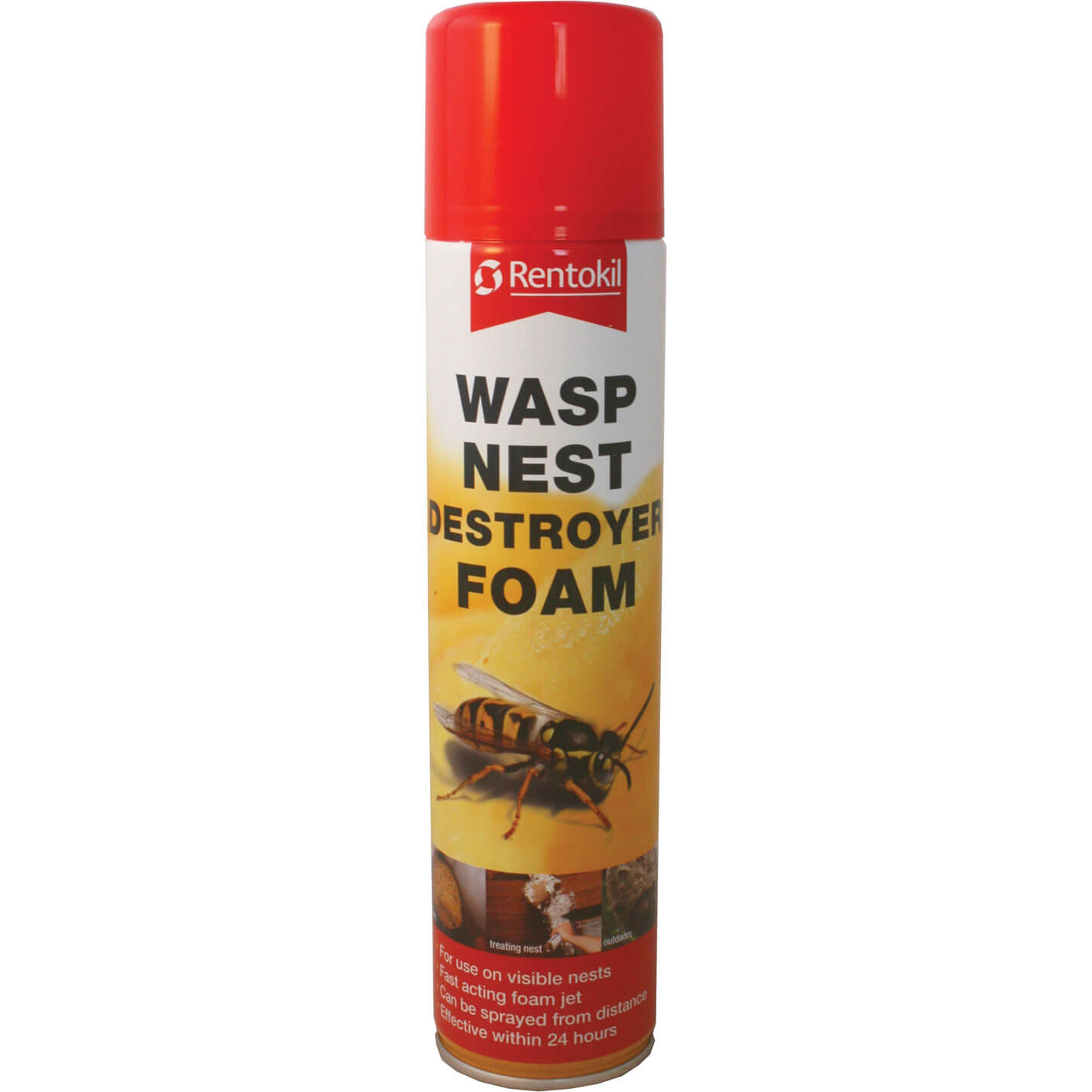 Rentokil Wasp Destroy Foam Aerosol 300ml