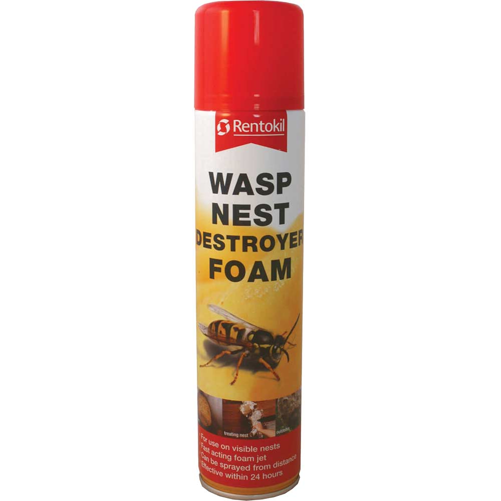 Image of Rentokil Wasp Destroy Foam Aerosol 300ml