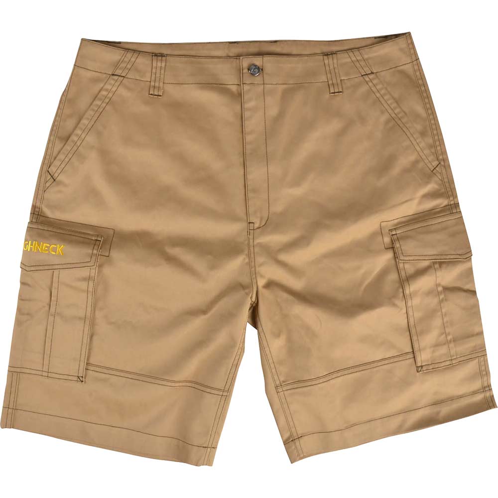 Image of Roughneck Mens Cargo Work Shorts Khaki 38&quot; Waist