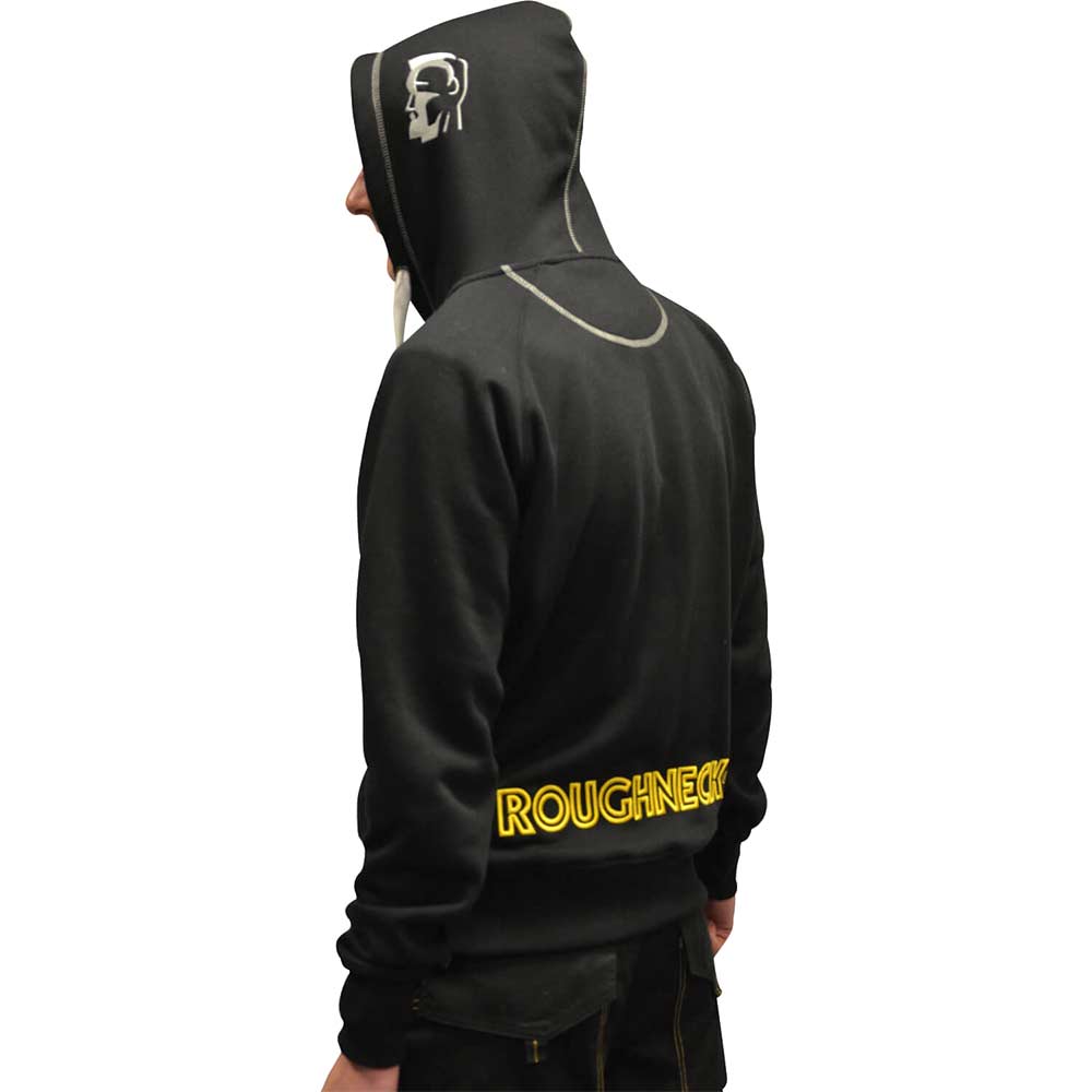 Image of Roughneck Zip Hooded Sweatshirt Black / Grey XL