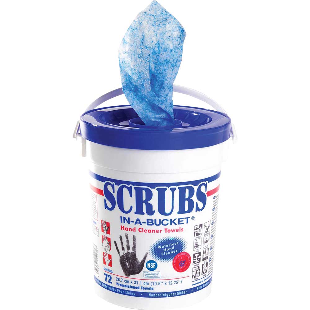 Rocol Quick And Clean Hand Wipes Tub 72