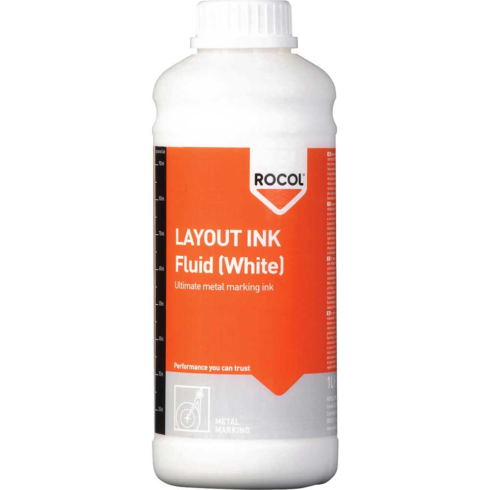 Rocol 57044 L´Out Ink Fluid-White 1 Litre