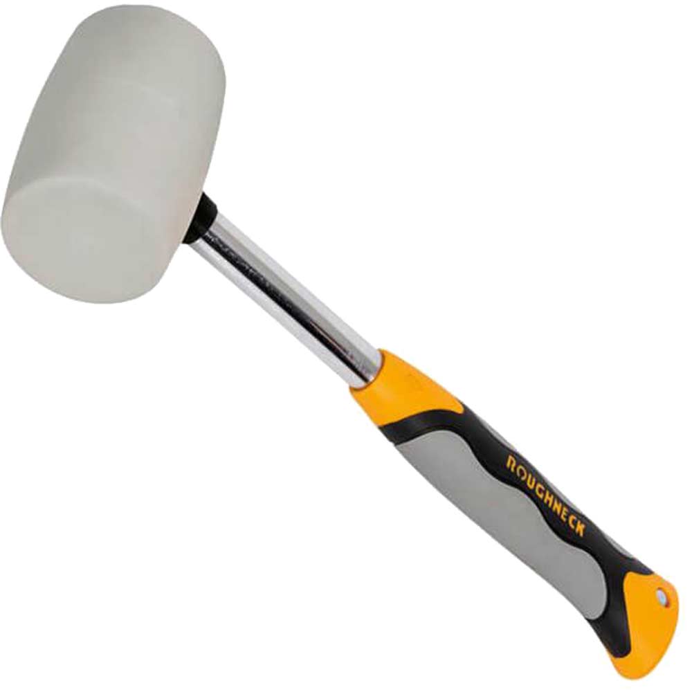 Image of Roughneck Non Marking Rubber Mallet White 450g / 16oz
