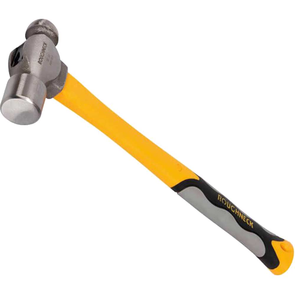 Image of Roughneck Ball Pein Hammer with Fibreglass Handle 32oz
