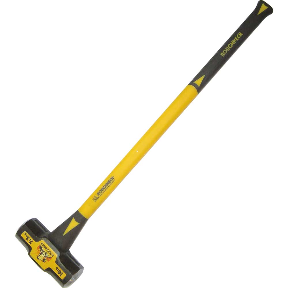 Roughneck Sledge Hammer with Fibreglass Handle 16Lb