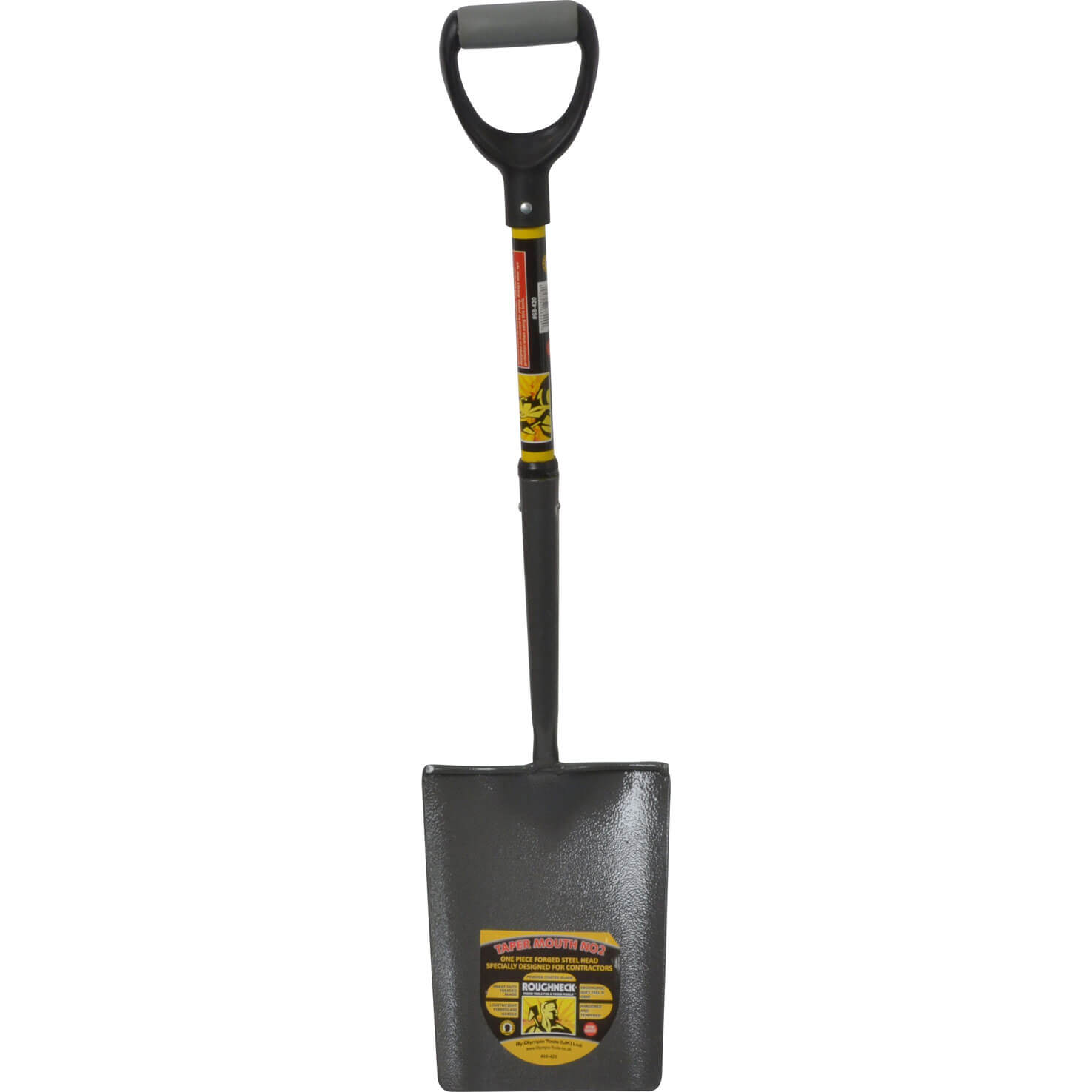 Roughneck Steel No 2 Taper Mouth Shovel with Fibre Glass Handle